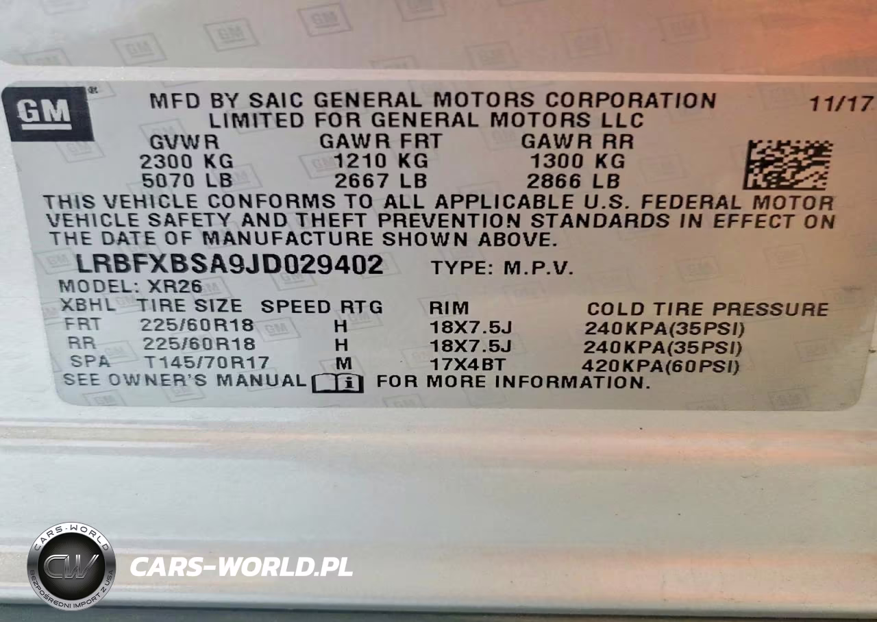 2018 Buick Envision Preferred VIN:LRBFXBSA9JD029402 - 13