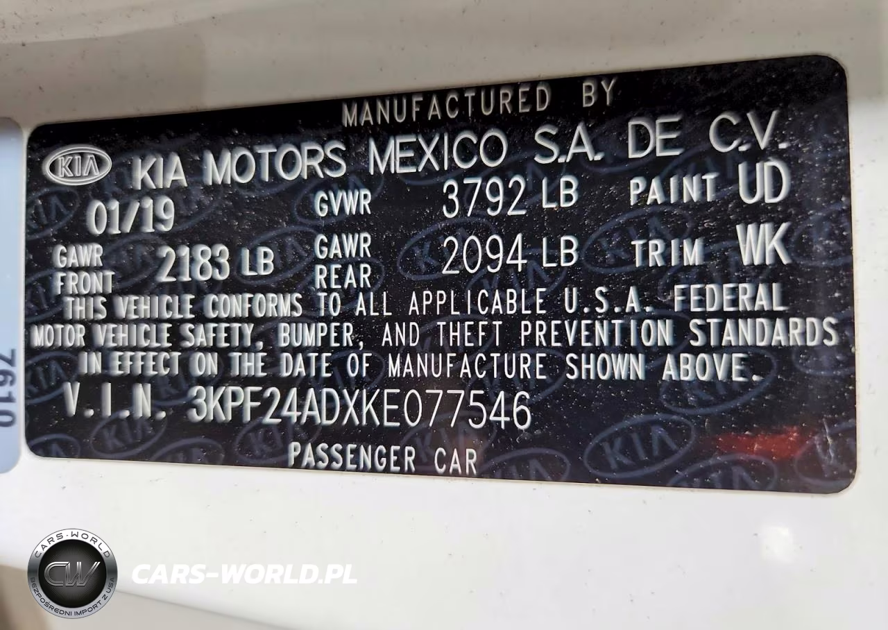 2019 Kia Forte Lxs VIN:3KPF24ADXKE077546 - 12