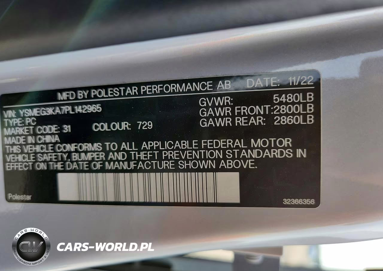 2023 Polestar 2 VIN:YSMEG3KA7PL142965 - 12