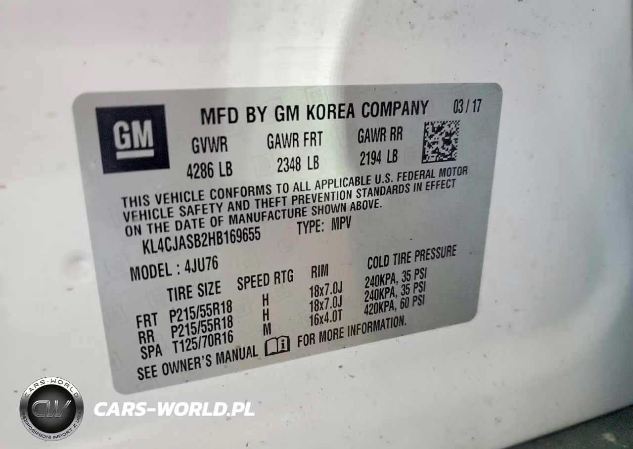 2017 Buick Encore Preferred VIN:KL4CJASB2HB169655 - 13