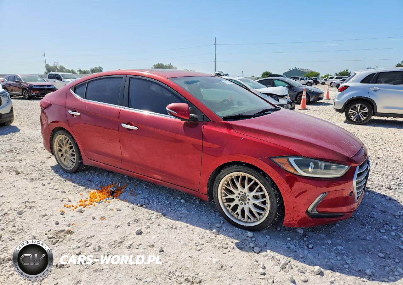 2017 Hyundai Elantra Limited VIN:KMHD84LF5HU327964 - 4