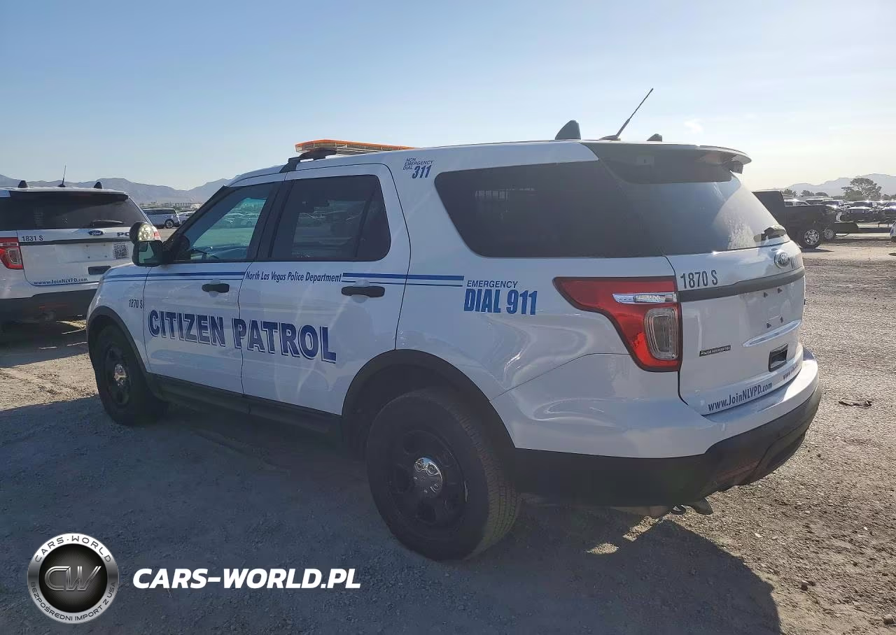 2014 Ford Explorer Police Interceptor VIN:1FM5K8AR3EGA75913 - 2