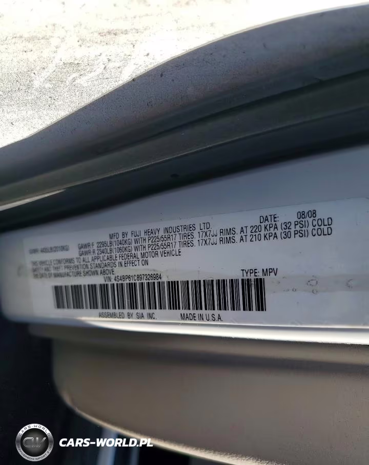 2009 Subaru Outback 2.5I VIN:4S4BP61C897326984 - 13
