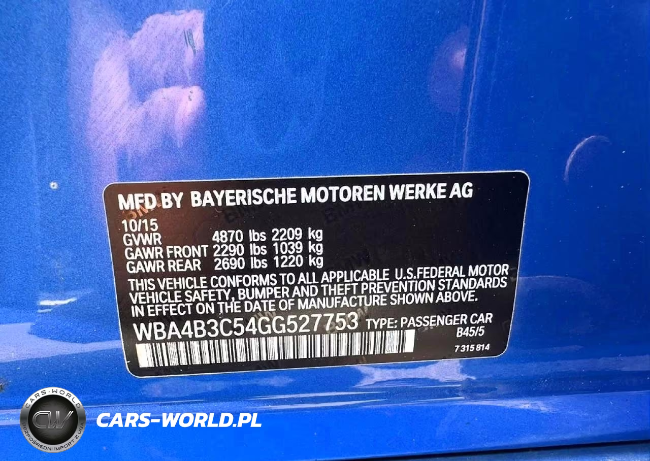 2016 BMW 435 Xi Gran Coupe VIN:WBA4B3C54GG527753 - 10