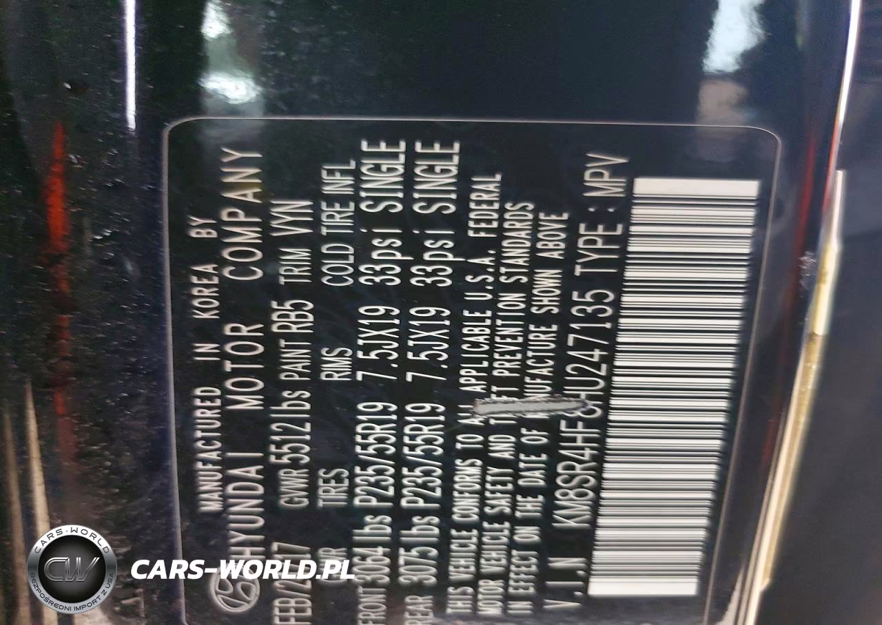 2017 Hyundai Santa Fe Se Ultimate VIN:KM8SR4HF8HU247135 - 13