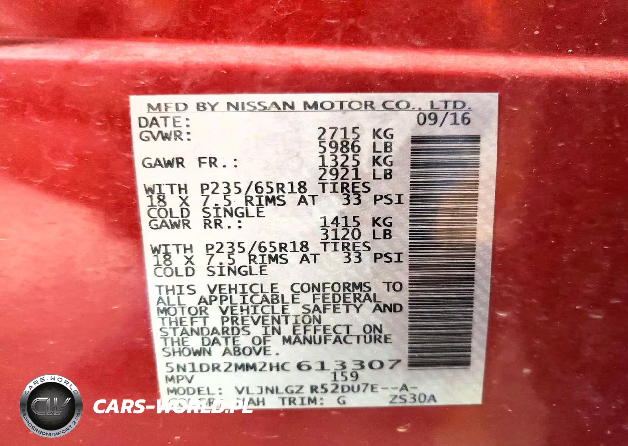 2017 Nissan Pathfinder Sl VIN:5N1DR2MM2HC613307 - 13