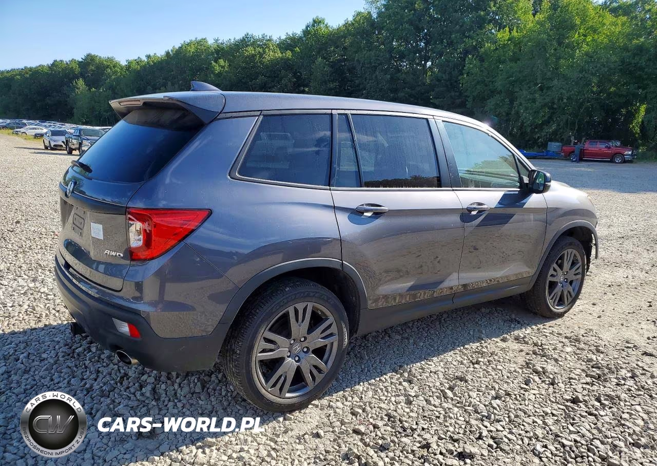 2021 Honda Passport Exl VIN:5FNYF8H54MB033462 - 3