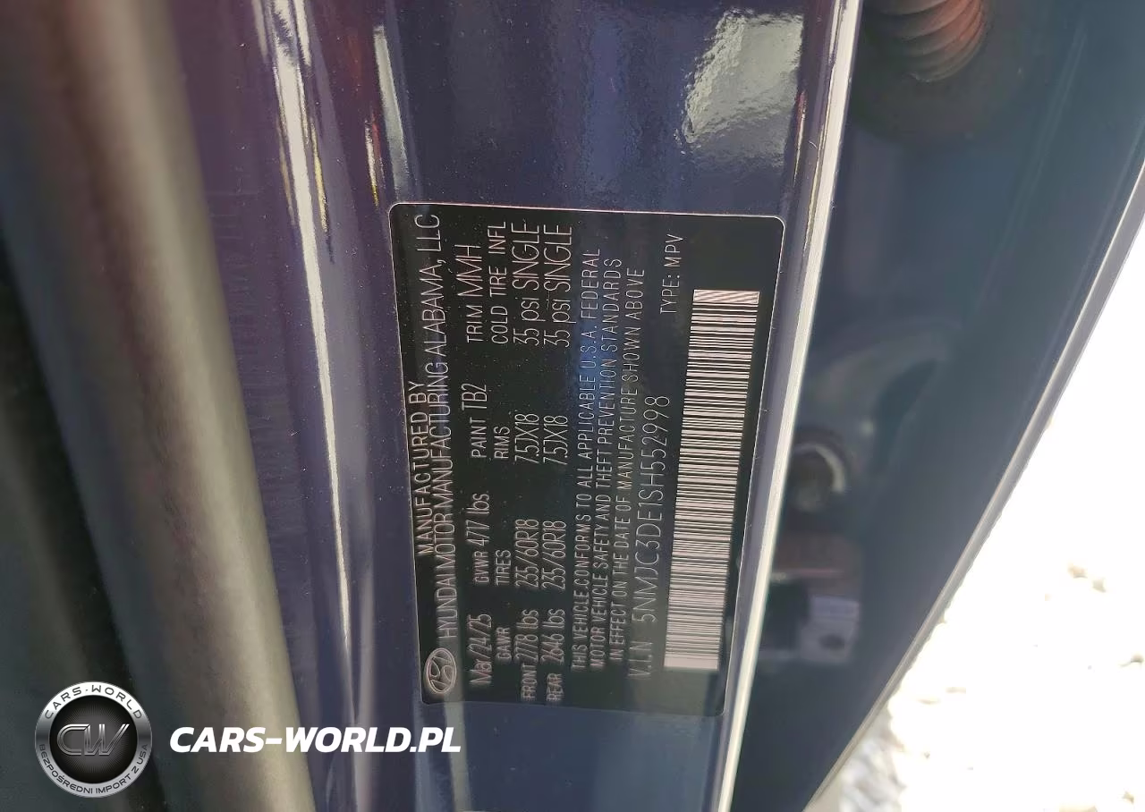2025 Hyundai Tucson Sel VIN:5NMJC3DE1SH552998 - 14