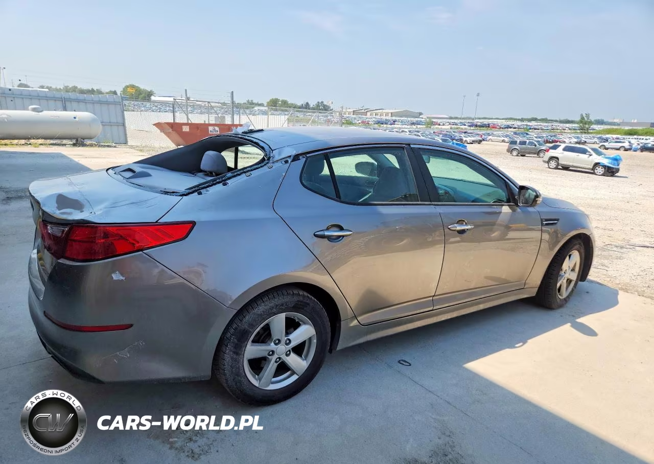 2015 Kia Optima Lx VIN:5XXGM4A72FG481527 - 3