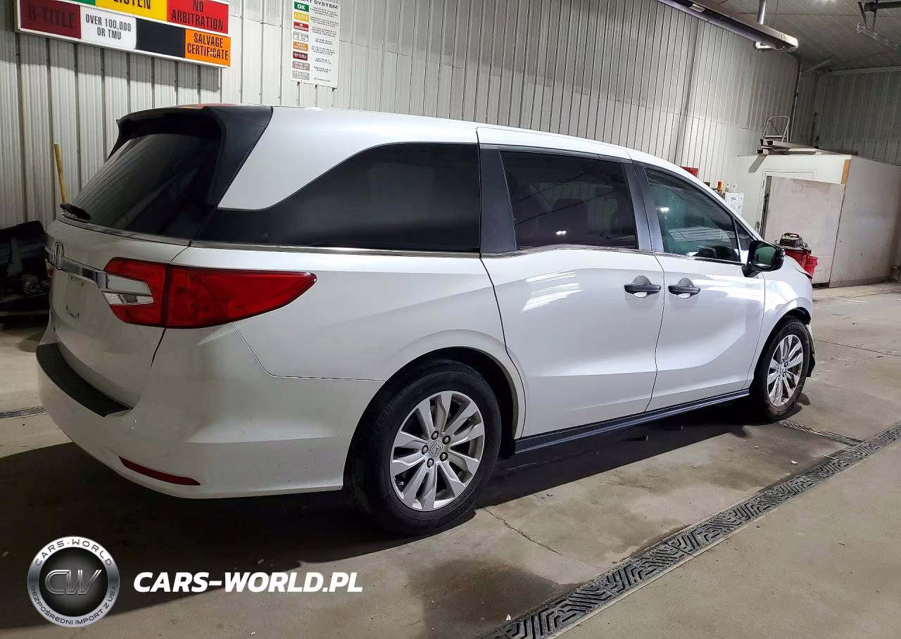2020 Honda Odyssey Lx VIN:5FNRL6H25LB056089 - 3