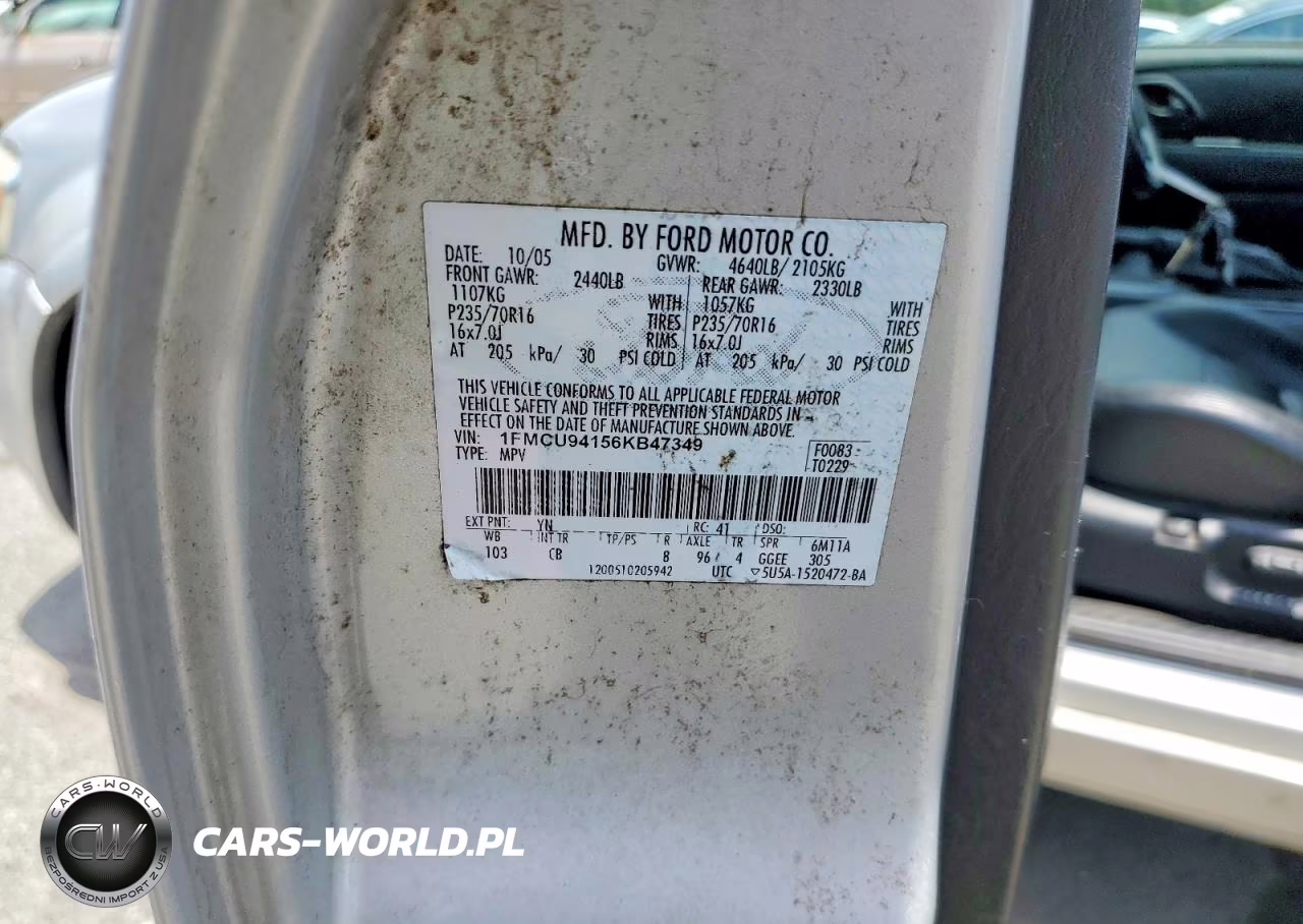 2006 Ford Escape Limited VIN:1FMCU94156KB47349 - 13