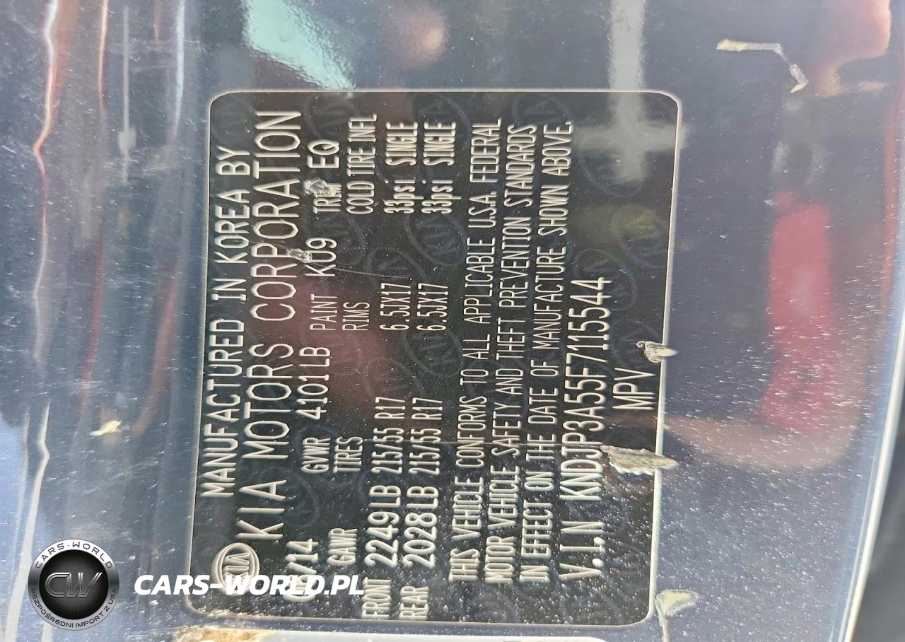 2015 Kia Soul + VIN:KNDJP3A55F7115544 - 12