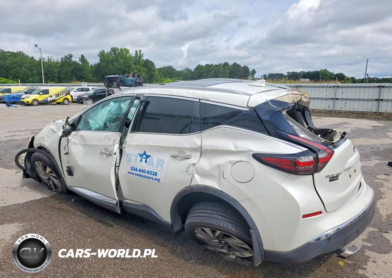 2019 Nissan Murano Sl VIN:5N1AZ2MJ8KN129260 - 2