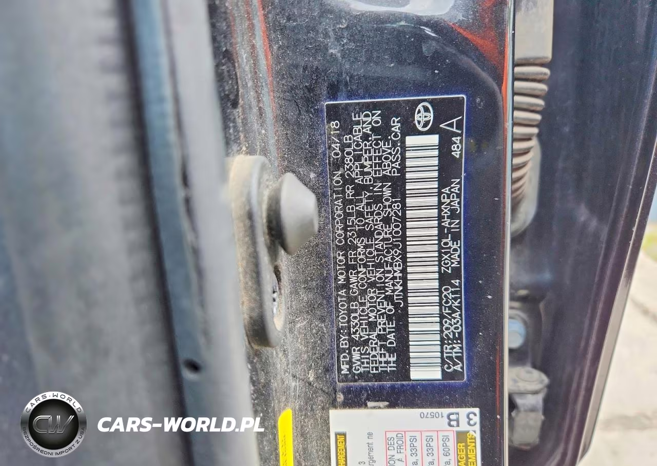 2018 Toyota C-Hr Xle VIN:JTNKHMBX9J1007281 - 12