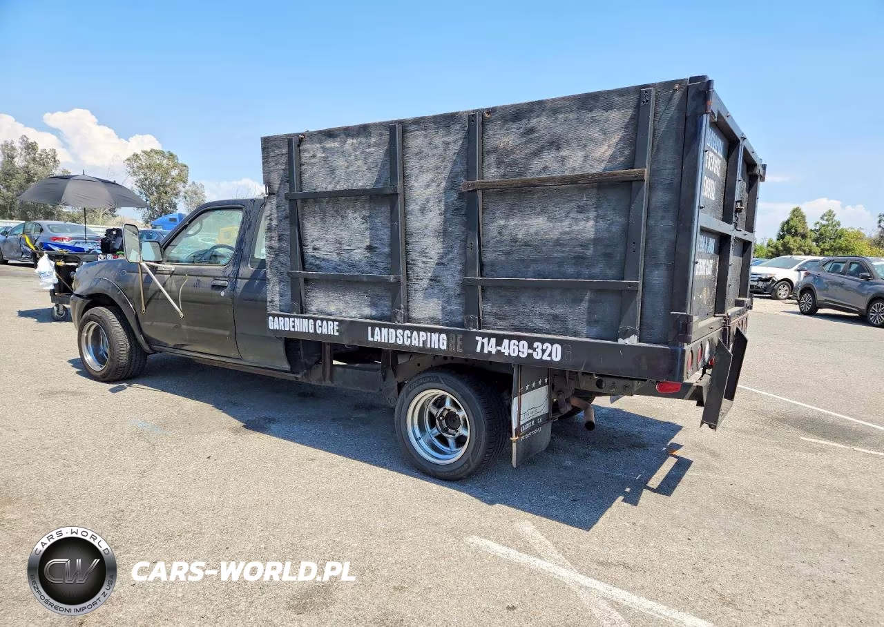 2002 Nissan Frontier Flatbed Truck VIN:1N6DD26S12C372181 - 2