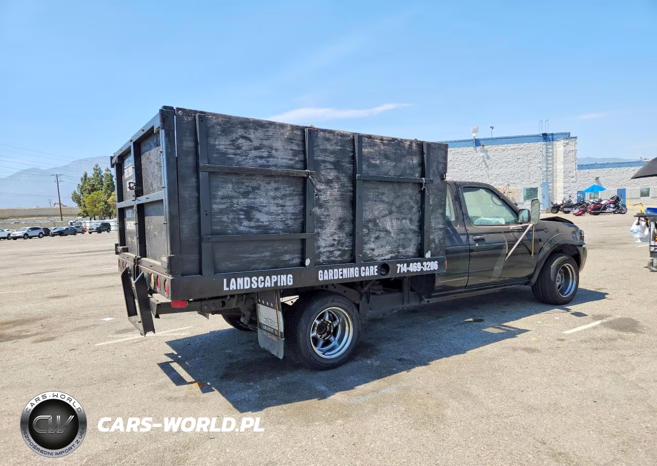 2002 Nissan Frontier Flatbed Truck VIN:1N6DD26S12C372181 - 3