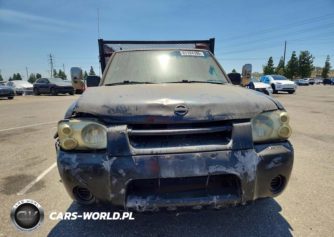 2002 Nissan Frontier Flatbed Truck VIN:1N6DD26S12C372181 - 5