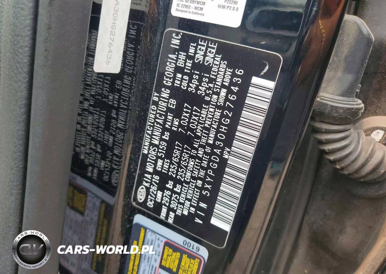 2017 Kia Sorento Lx VIN:5XYPGDA30HG276436 - 13