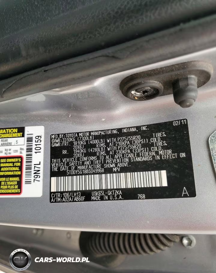2011 Toyota Sequoia Platinum VIN:5TDDY5G18BS049968 - 13