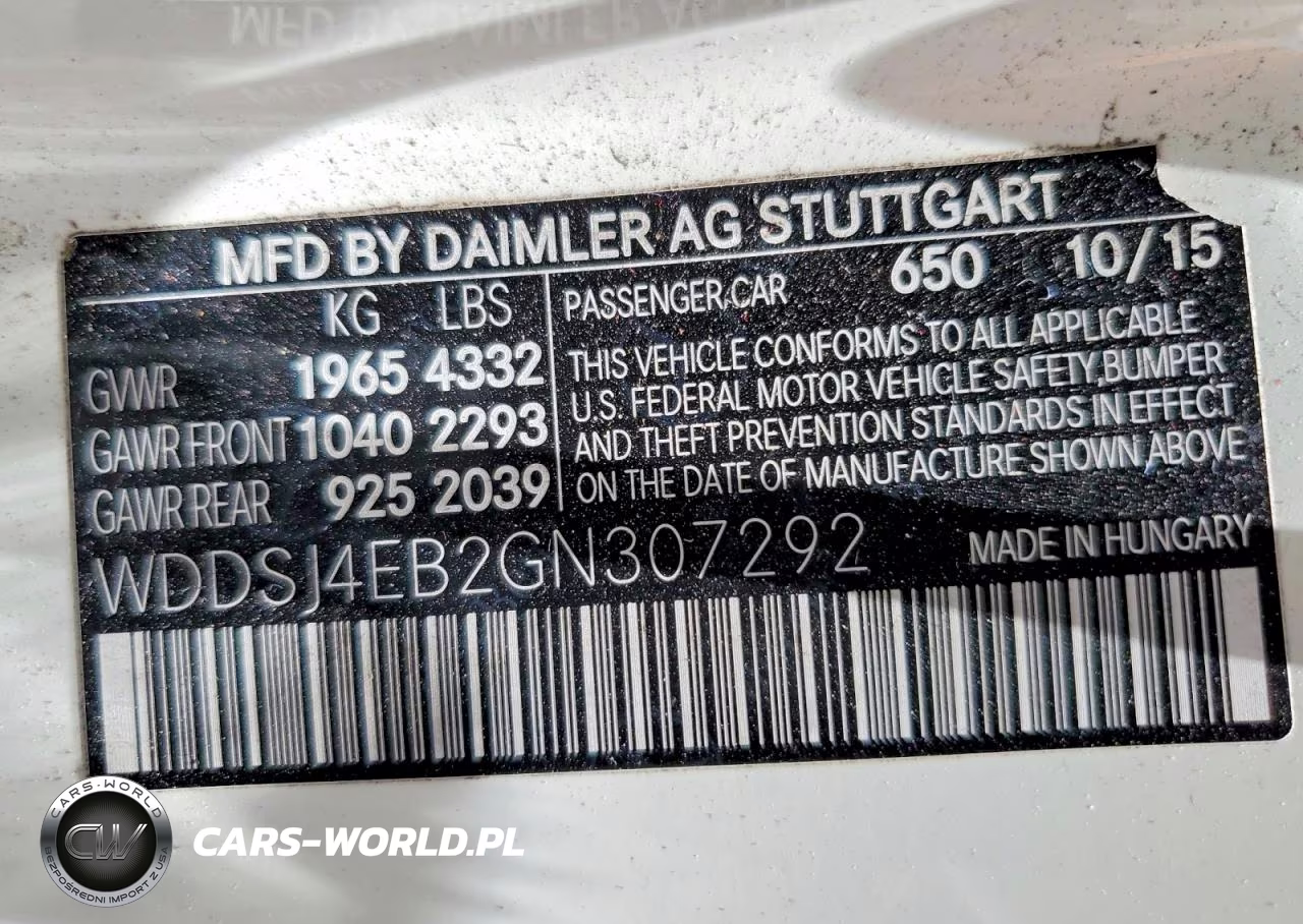 2016 Mercedes-Benz Cla 250 VIN:WDDSJ4EB2GN307292 - 12