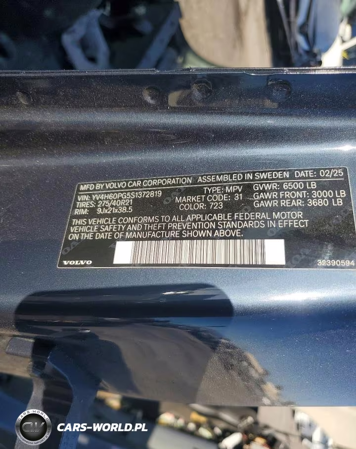 2025 Volvo Xc90 Ultra VIN:YV4H60PG5S1372819 - 13