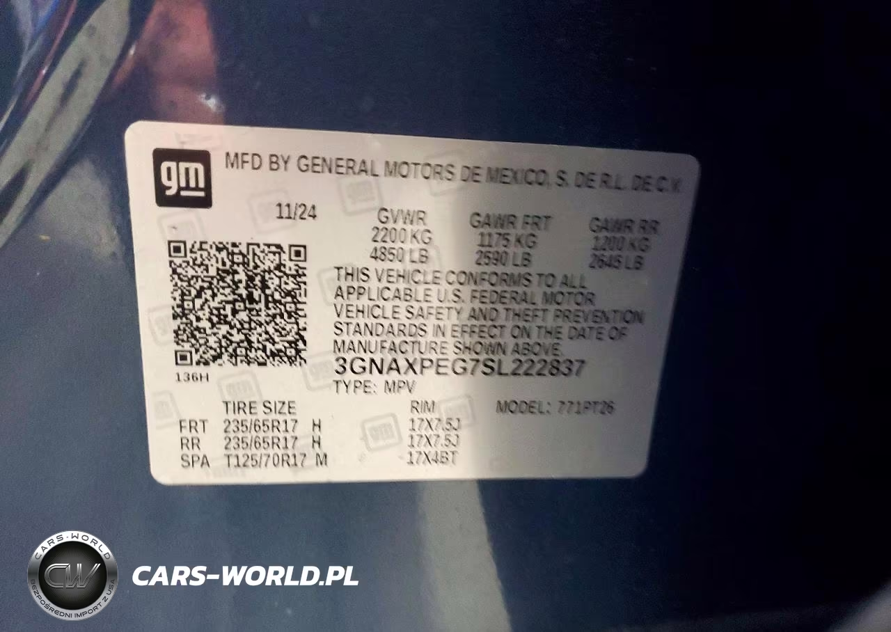 2025 Chevrolet Equinox Lt VIN:3GNAXPEG7SL222837 - 13
