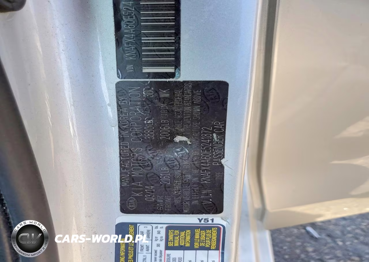 2014 Kia Forte Lx VIN:KNAFX4A60E5241872 - 12