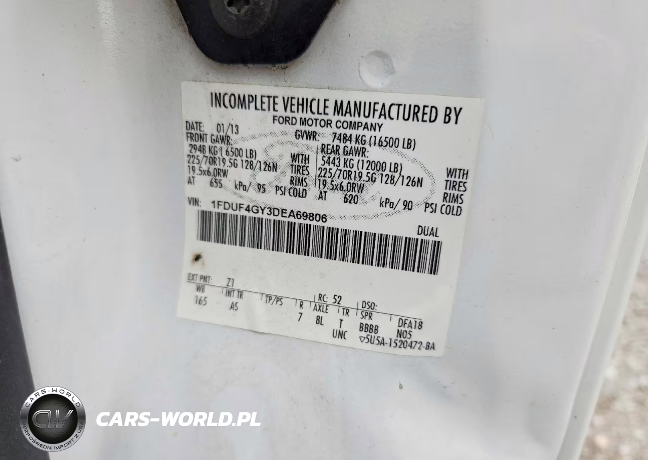 2013 Ford F450 Super Duty VIN:1FDUF4GY3DEA69806 - 13