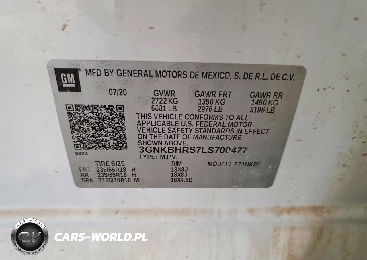 2020 Chevrolet Blazer 2Lt VIN:3GNKBHRS7LS700477 - 13