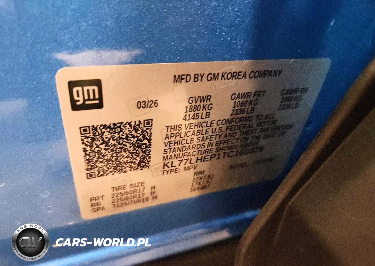 2026 Chevrolet Trax 1Lt VIN:KL77LHEP1TC160379 - 12