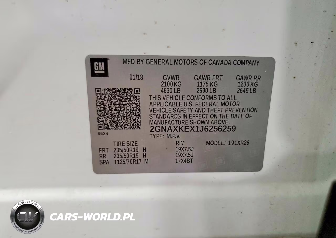 2018 Chevrolet Equinox Lt VIN:2GNAXKEX1J6256259 - 13