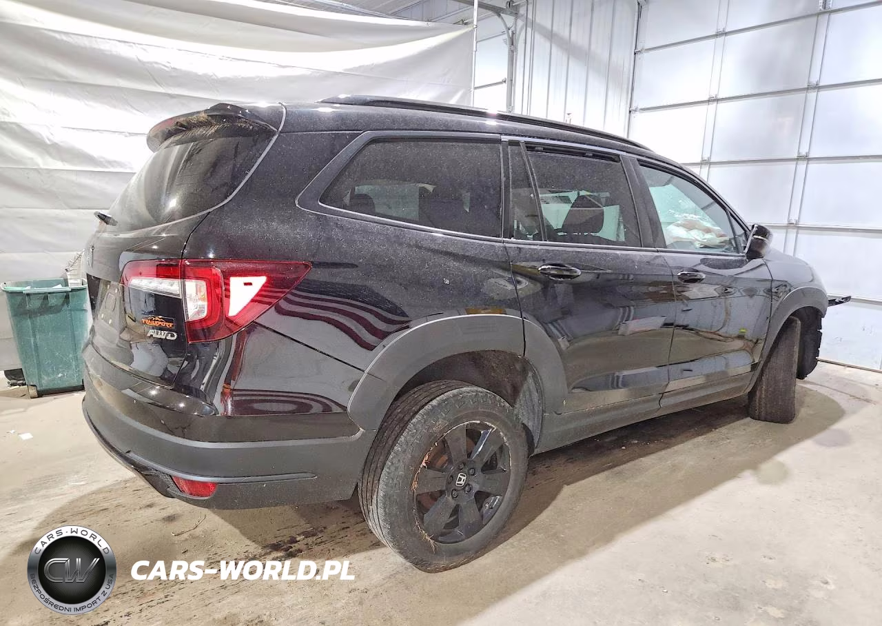2022 Honda Pilot Trailsport VIN:5FNYF6H81NB065608 - 3