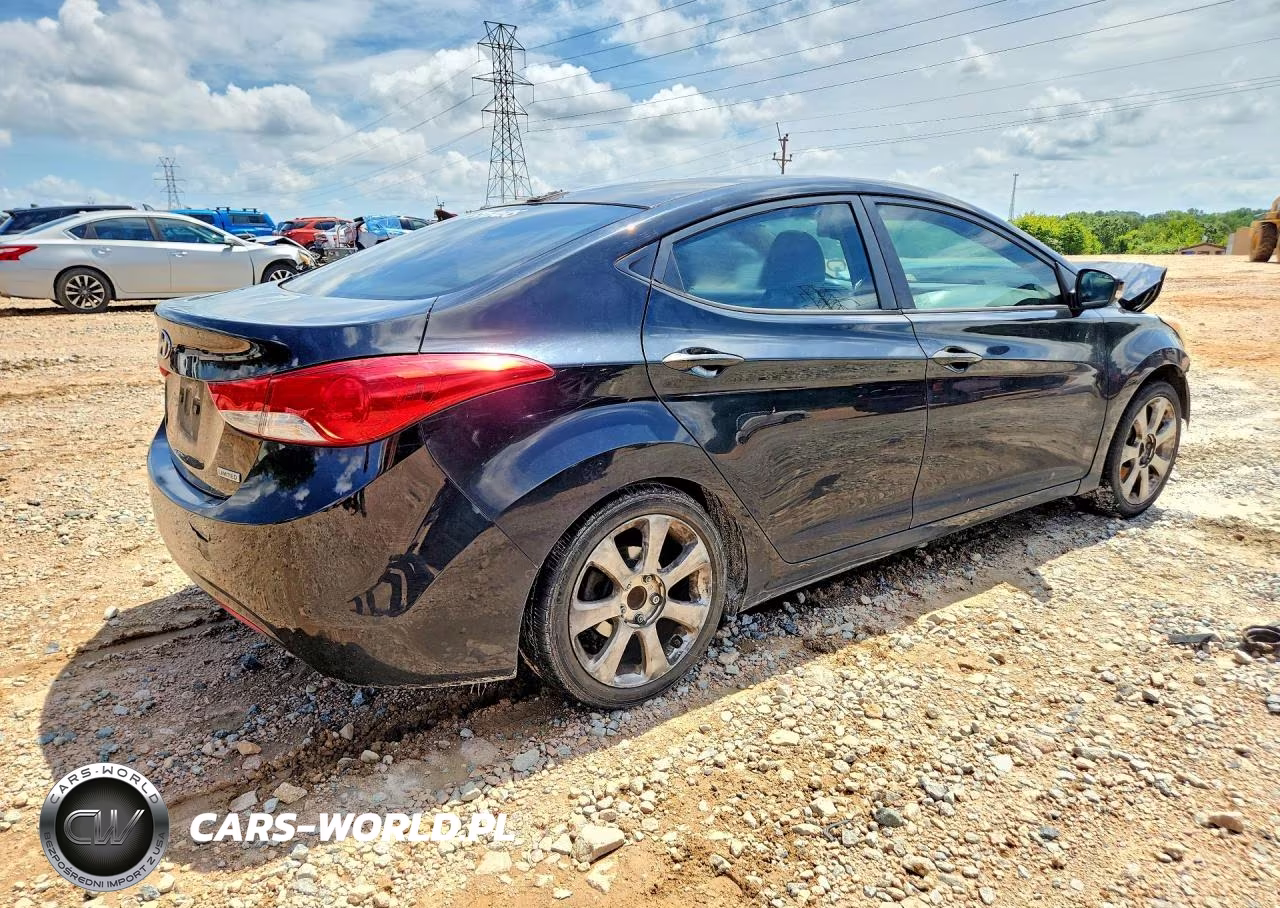 2012 Hyundai Elantra Limited VIN:5NPDH4AE7CH150772 - 3