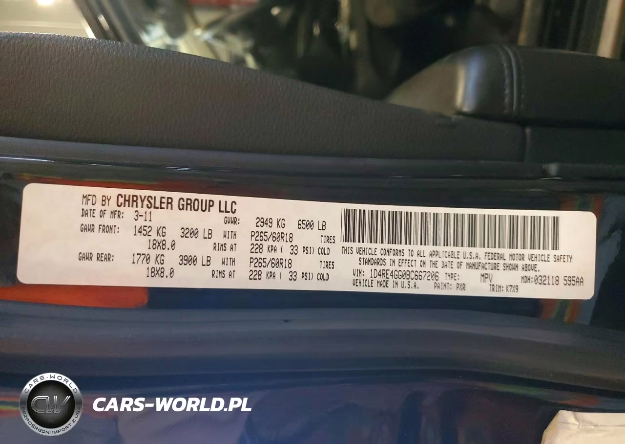 2011 Dodge Durango Crew VIN:1D4RE4GG0BC667206 - 13