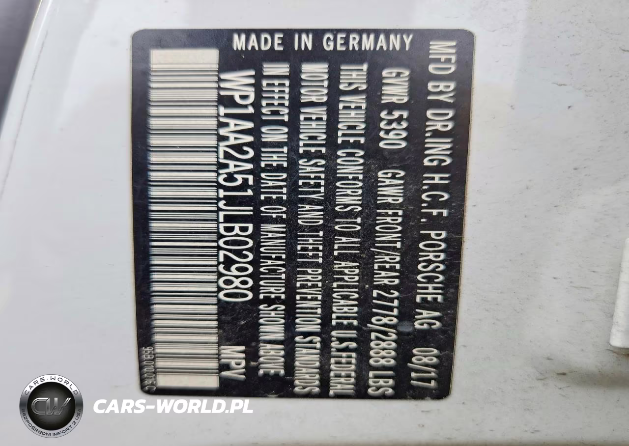 2018 Porsche Macan VIN:WP1AA2A51JLB02980 - 13