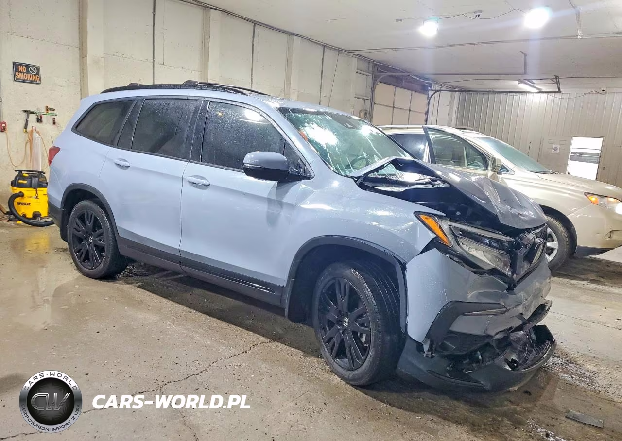 2022 Honda Pilot Black VIN:5FNYF6H77NB061327 - 4
