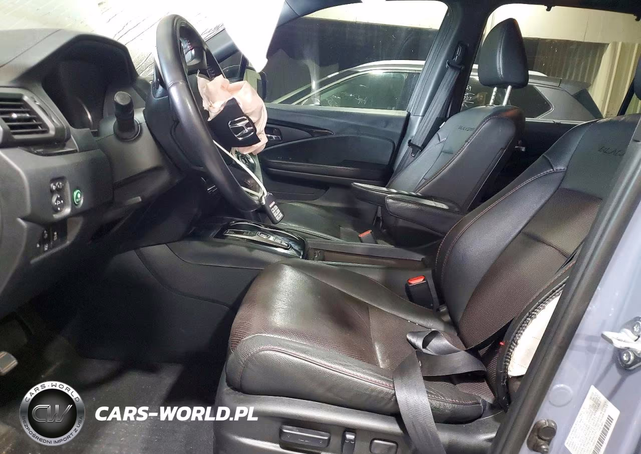 2022 Honda Pilot Black VIN:5FNYF6H77NB061327 - 7