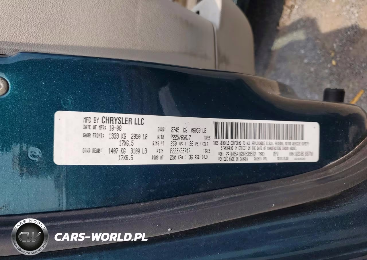 2009 Chrysler Town & Country Touring VIN:2A8HR54169R539582 - 14