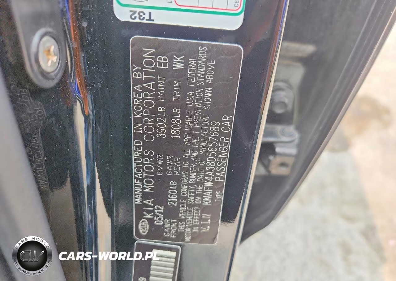 2013 Kia Forte Sx VIN:KNAFW4A38D5657689 - 12