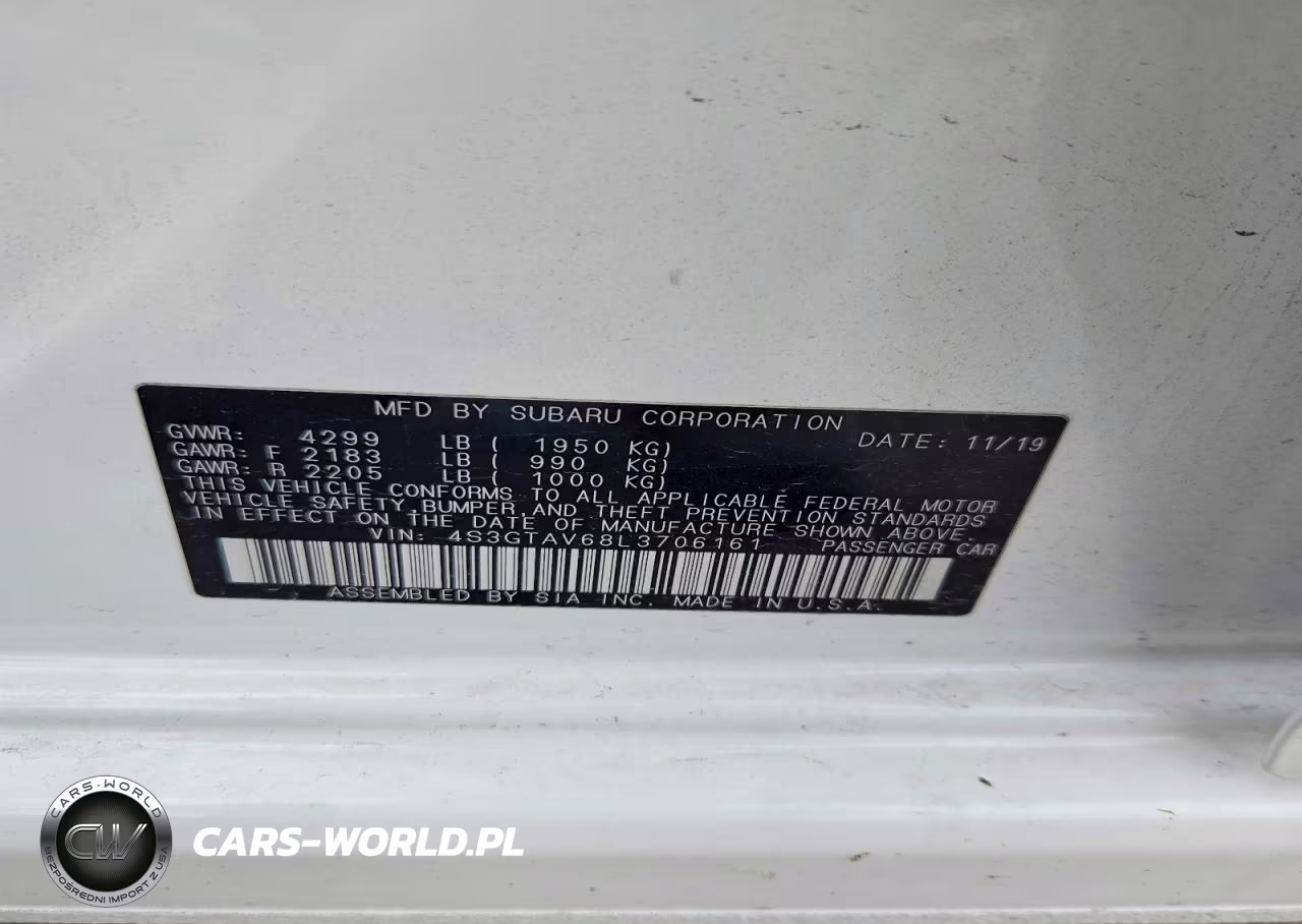 2020 Subaru Impreza Premium VIN:4S3GTAV68L3706161 - 13