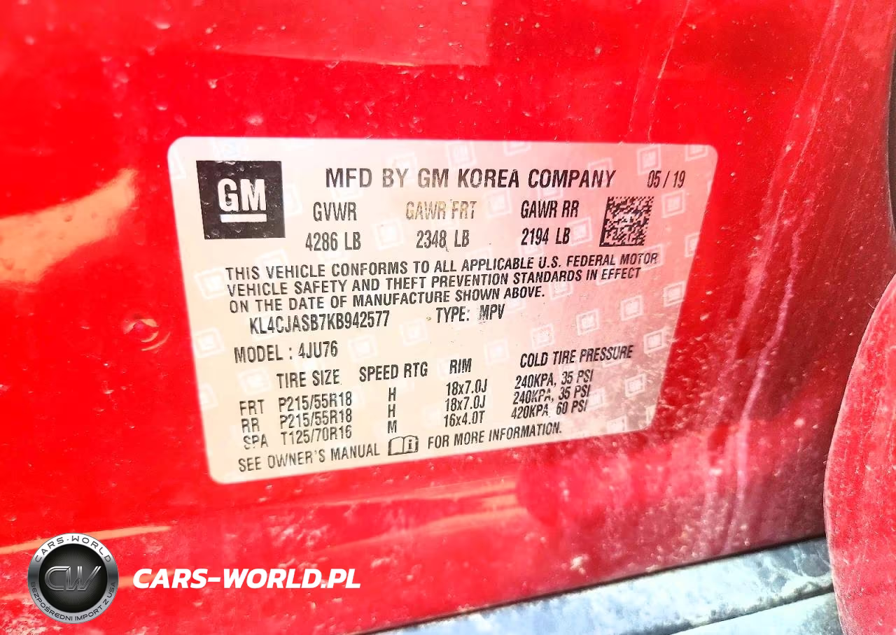 2019 Buick Encore Preferred VIN:KL4CJASB7KB942577 - 12