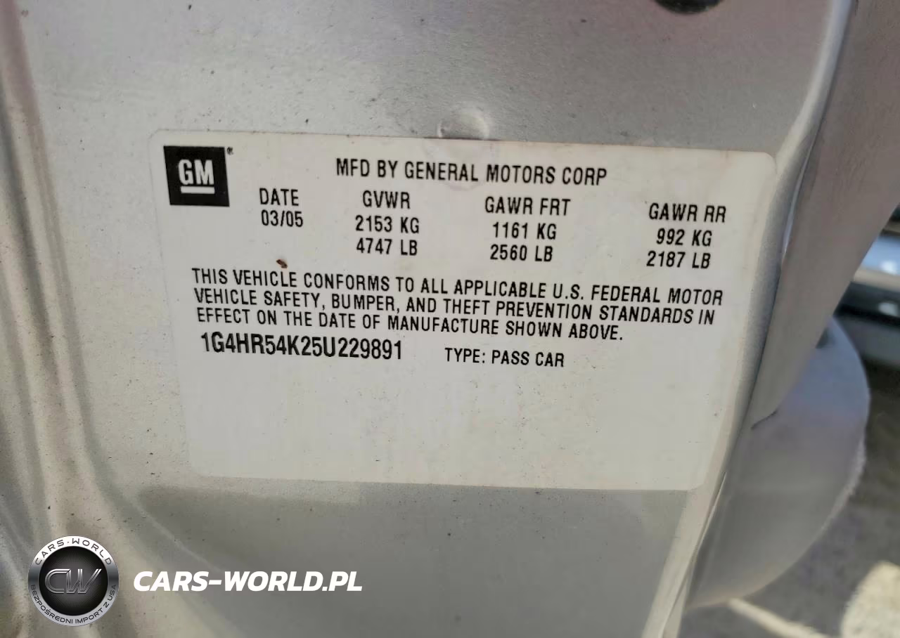 2005 Buick Lesabre Limited VIN:1G4HR54K25U229891 - 13