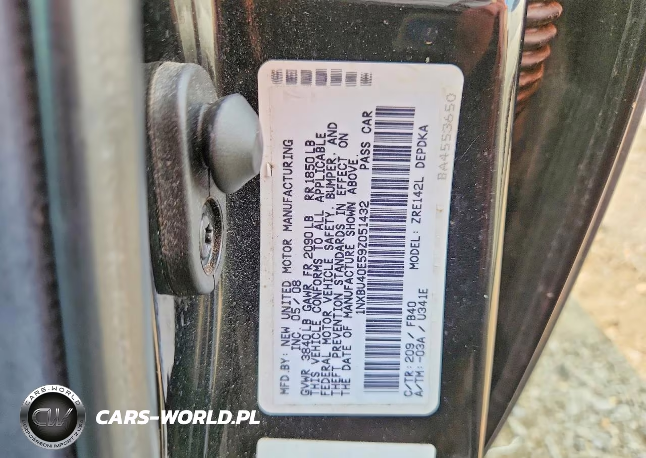 2009 Toyota Corolla Le VIN:1NXBU40E59Z051432 - 12