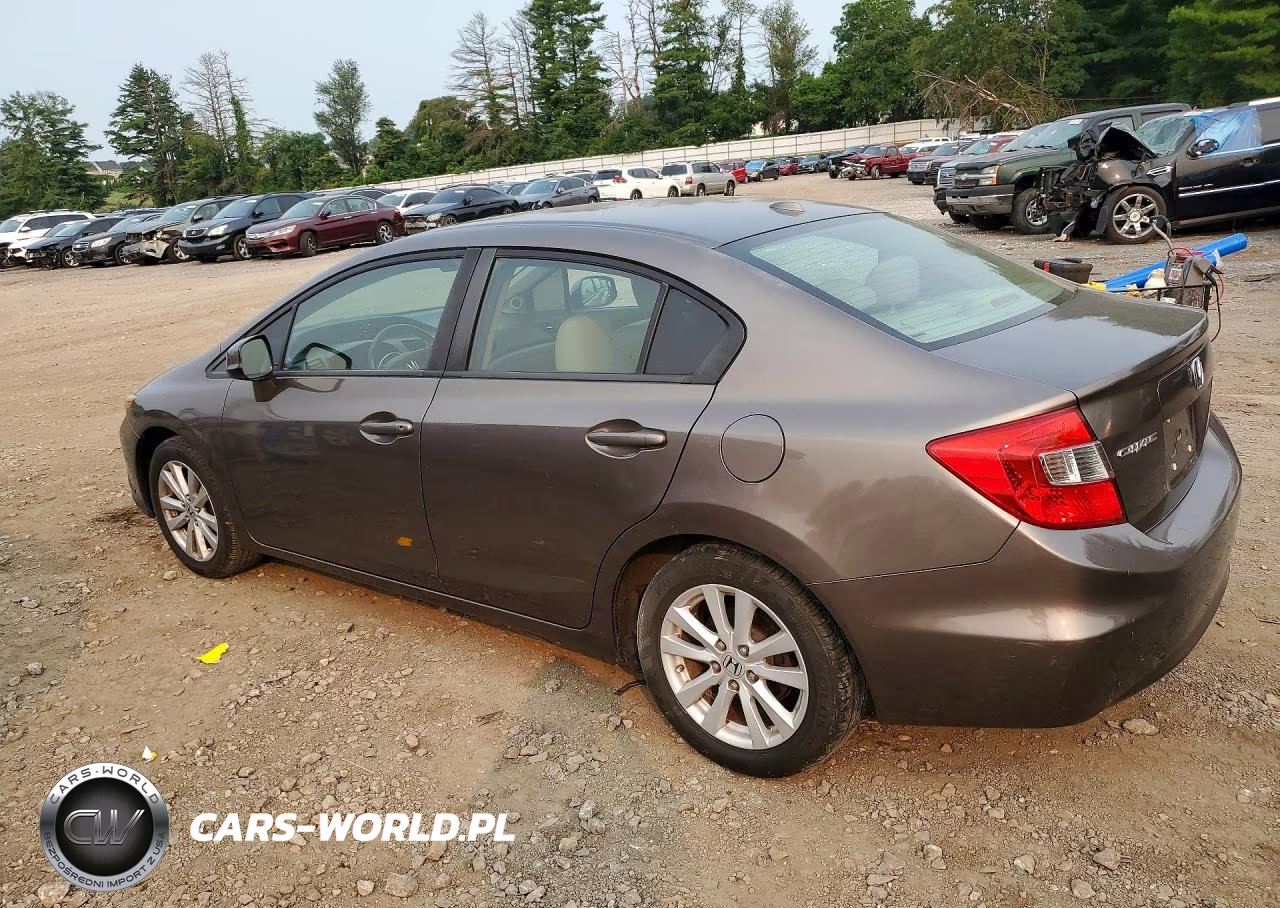 2012 Honda Civic Exl VIN:2HGFB2F99CH539174 - 2