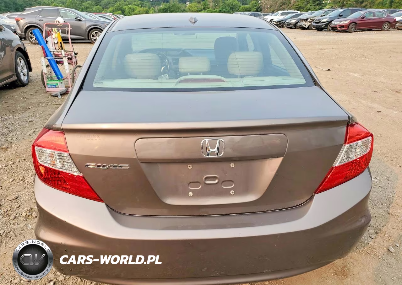 2012 Honda Civic Exl VIN:2HGFB2F99CH539174 - 6
