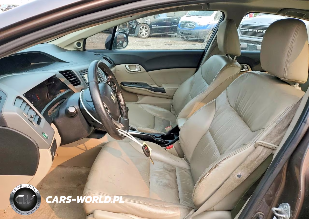 2012 Honda Civic Exl VIN:2HGFB2F99CH539174 - 7