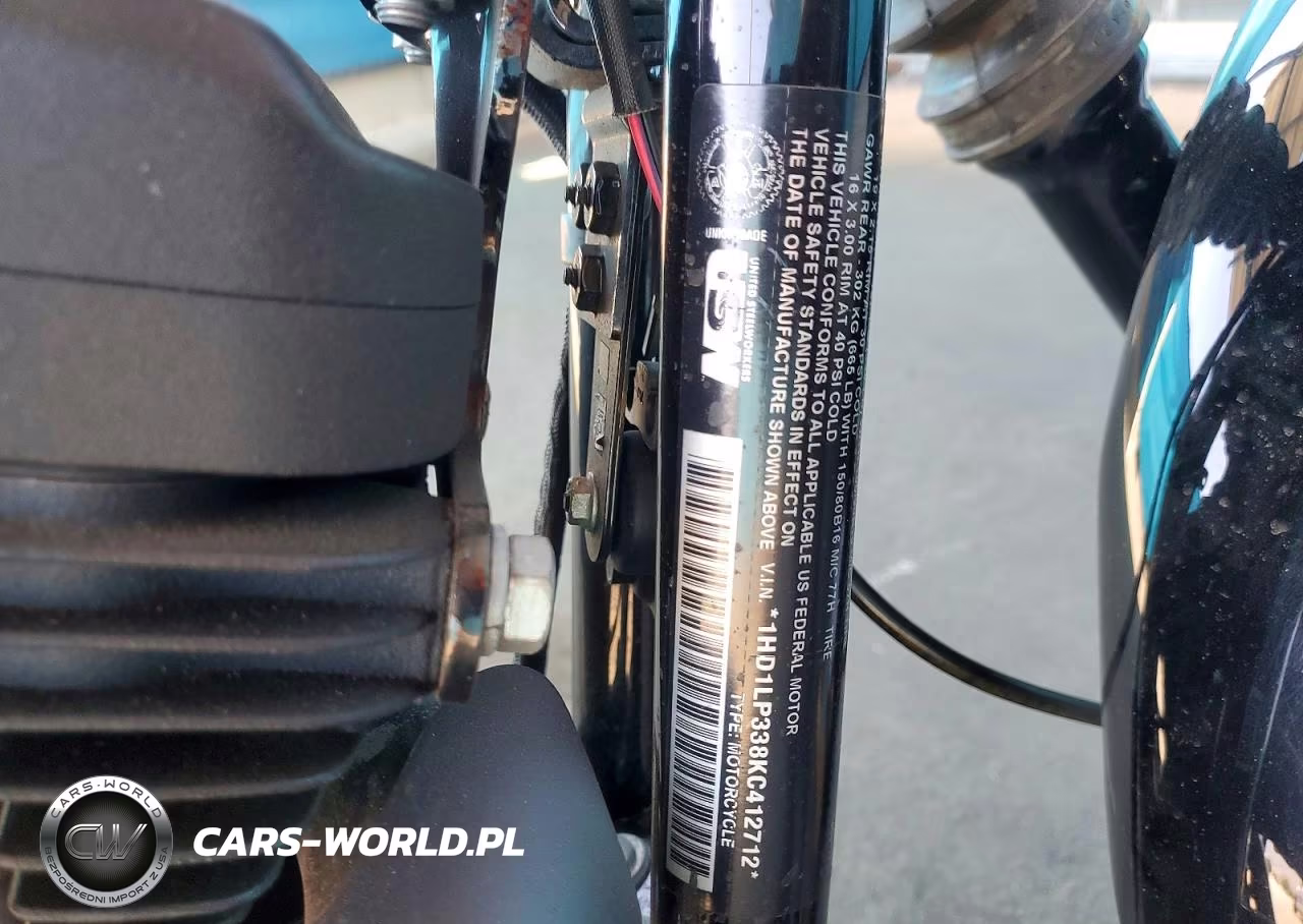 2019 Harley Davidson Sportster Xl 1200 VIN:1HD1LP338KC412712 - 9