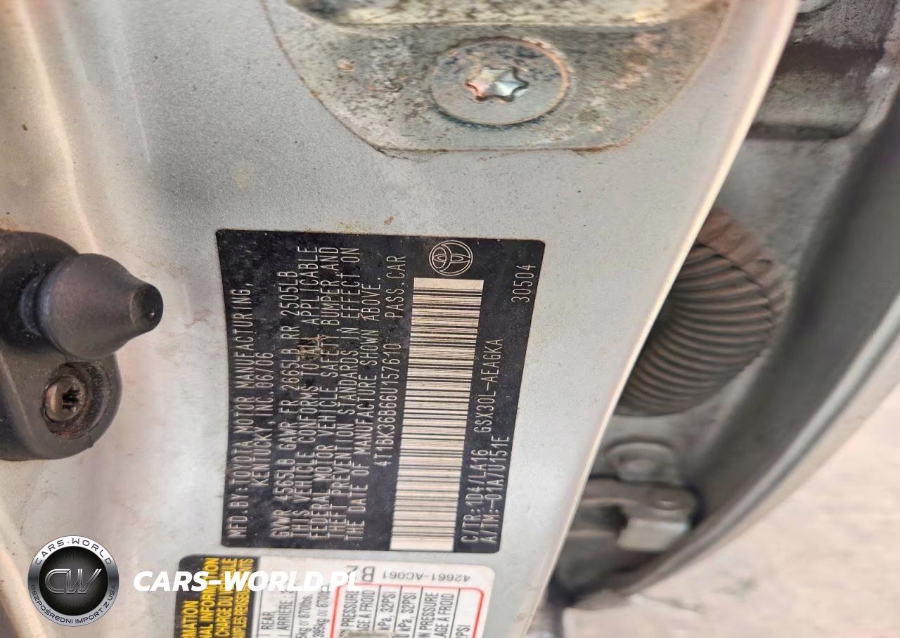 2006 Toyota Avalon Xls VIN:4T1BK36B66U157610 - 12