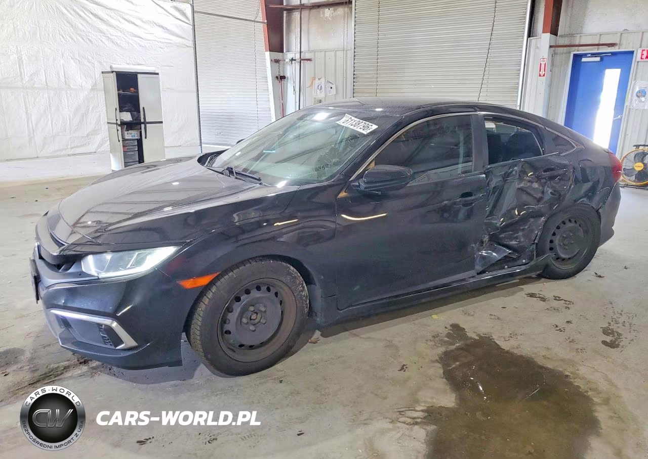 2019 Honda Civic Lx VIN:2HGFC2F61KH606139 - 1