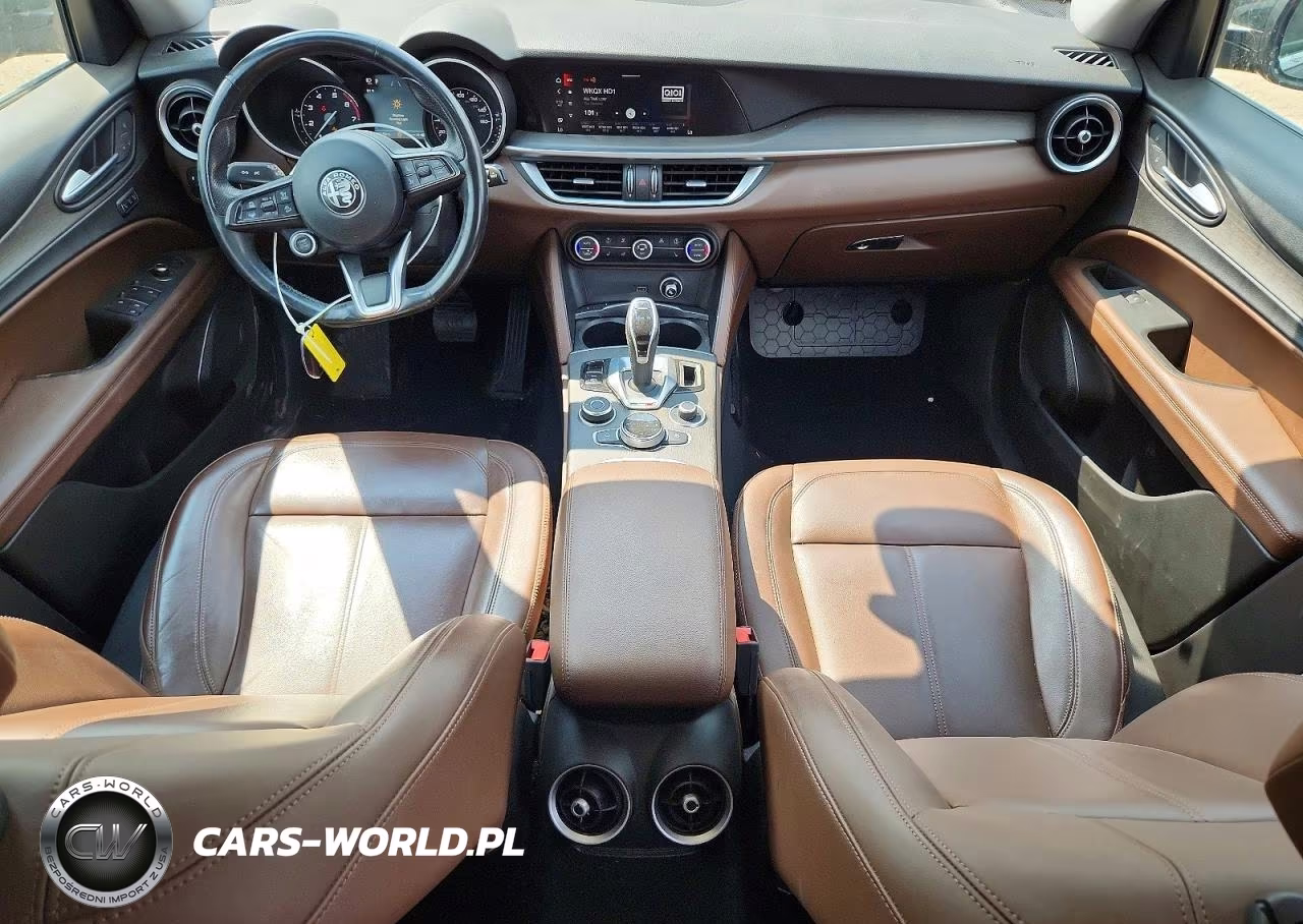 2021 Alfa Romeo Stelvio Ti VIN:ZASPAKBNXM7D00195 - 8